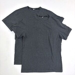 Public Rec Go-To Tee Bundle 2 Pack Charcoal Heather Gray Pima Tencel Mens XL